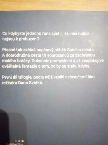 Kniha spící město,