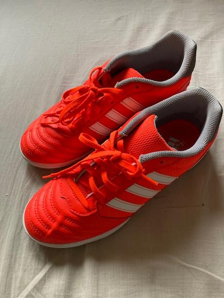 Oranžové sálovky tenisky, adidas,38