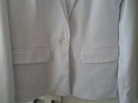 Bílé sako sáčko kabátek, bonprix,s