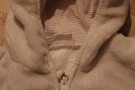 Dětská teplá mikina s ušáckou kapucí, okay,62