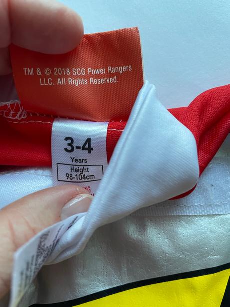 An9/ kostým power rangers /dino charge - v.3/4 let, 