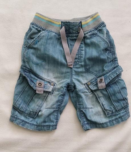 Džínové kraťasy s kapsama, next,92