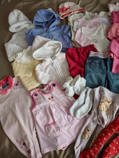 Mix teplejších věcí pro mimi děvčitko - 68, 68–80