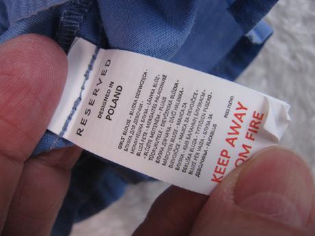 Letní plátěná halenka -crop top, reserved,146