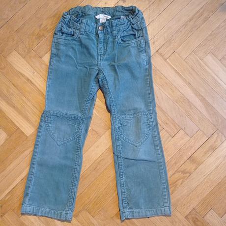 3x kalhoty manžestráky, h&m,116
