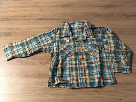 Kostkovaná košile s ozdobnými druky, marks & spencer,86