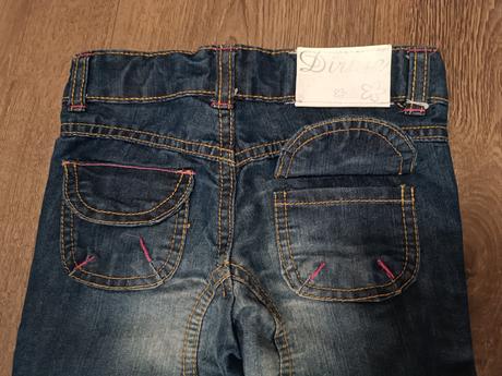 Dívčí džíny/rifle, dirkje jeans,vel. 92 (2 roky), dirkje,92