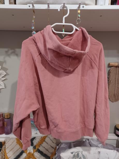 Starorůžová mikina s 3/4 rukávem 152-164, xs-s, takko,158