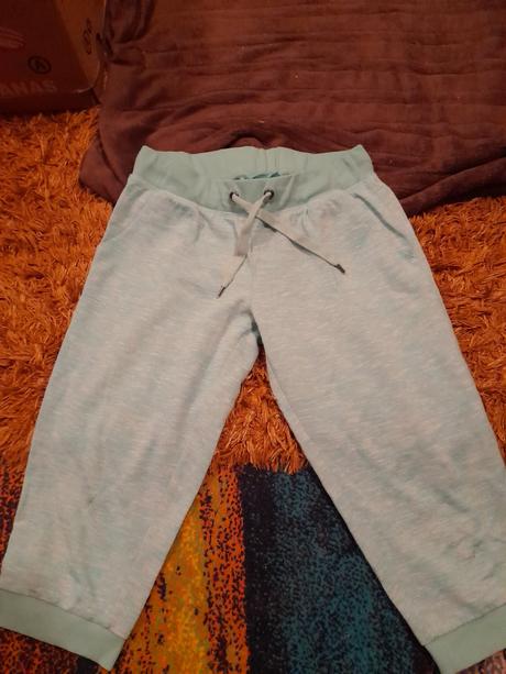 Kraťasy tříčtvrťáky crivit zelenkavé, crivit,m