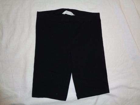 Letní komplet tuniky a legínových šortek, h&m,140