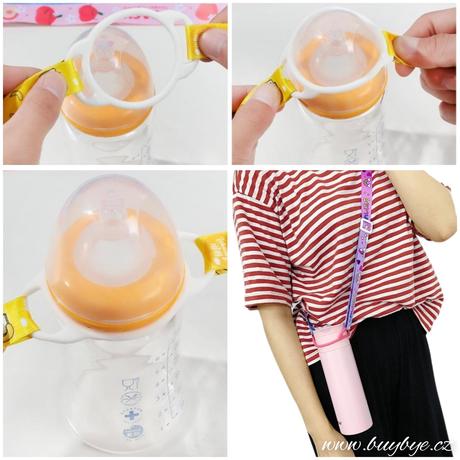 Držák - popruh na láhev přes rameno, 