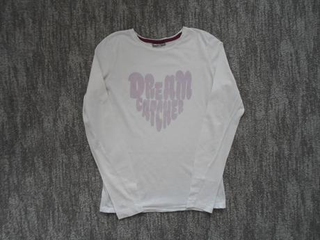 Bílé vínové dívčí pyžamo, 158