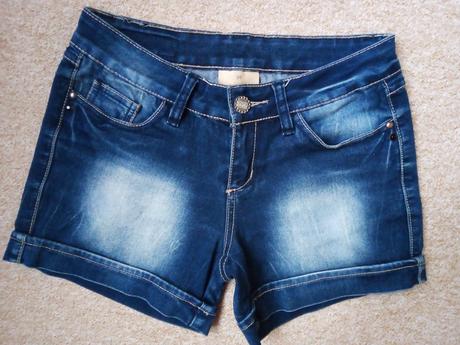 Šortky zn."denim wear" vel."34", denim,34