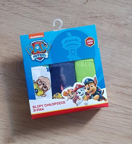 3pack slipy paw patrol, 98 - 128