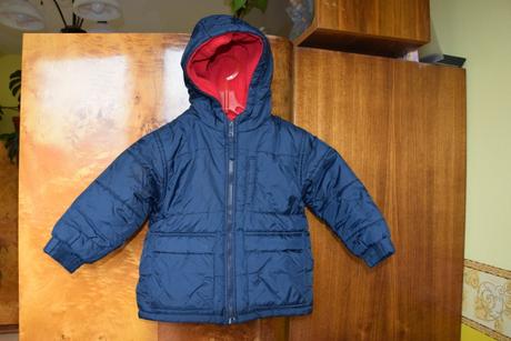 Zimní bunda s kapucí, zn. george, vel. 1/2-2 roky, george,80