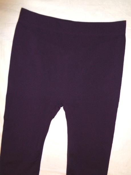 Fialové 3/4 thermo legíny - fialové, 38 / 40 / l / m