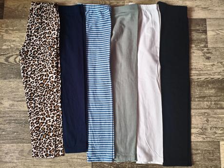 Legíny dívčí 6x vel.116-122/128, george,116