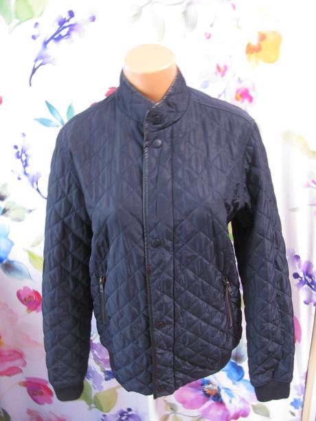 Dámská tmavě modrá přechodová bunda, s