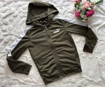 K5/ mikina zelena sportovní zn. puma - v.9/10 let, puma,140