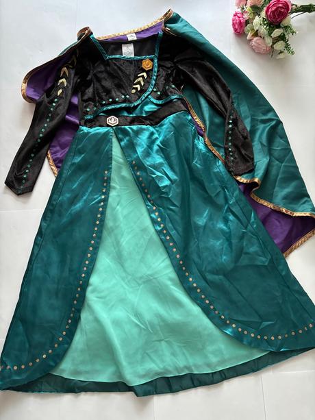 An16/ kostym delux anna frozen ii - v.7/8 let, 