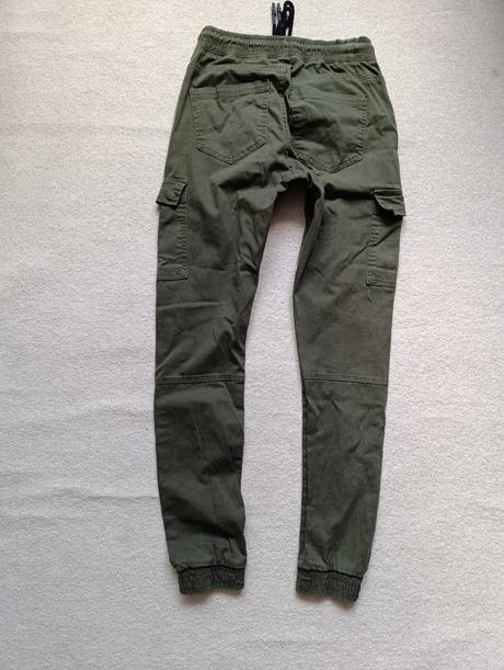 Khaki jogger pláťáky/kapsáče vel. 164/170, 164