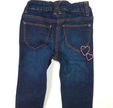 Dívčí slim kalhoty s regulací, c&a,104