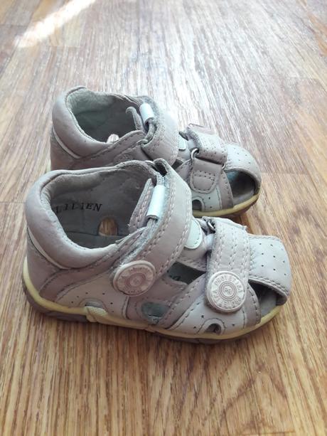 Kožené sandálky protetika, v.19, protetika,19