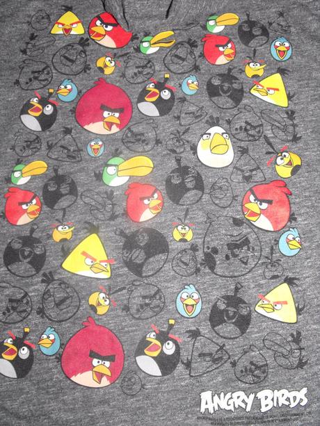 Tričko so šálovým golierom angry birds, next,128