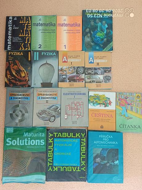 Literatura "automechanik opravář" na 3lety obor",