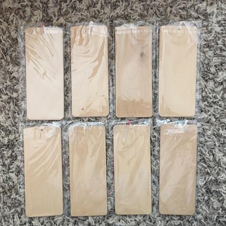 Záložky do knížek ze dřeva,