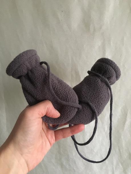 Uni šedé teplé rukavice, 62