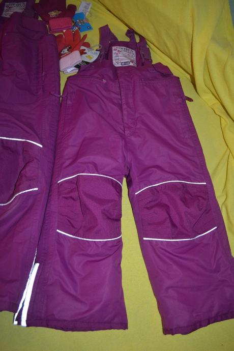 2x dívčí oteplovačky tchibo 98/104,110/116,rukavic, tchibo,110