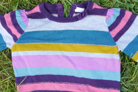 Svetrik barevny, h&m,80