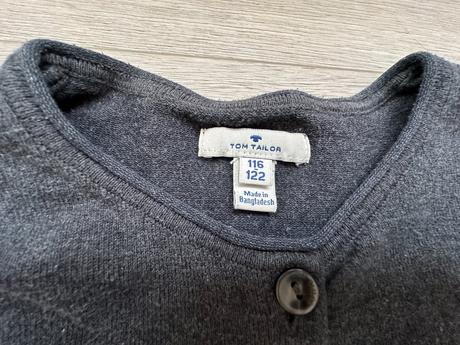 Dívčí šedý svetr, tom tailor, vel. 116/122, tom tailor,116