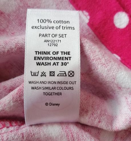 Pyžamový kabátek minnie vel 98 - 104, disney,98