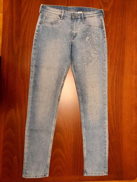 Dívčí džíny h&m, vel. 164, h&m,164
