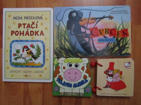 Knihy pro nejmenší-manka,telátko alenka,ptačí pohá,