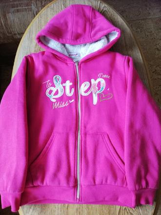 Mikina dívčí,teplá vel. 146., 146