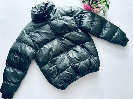 Bunda zimní šedé barvy - v.7/8 let, 128