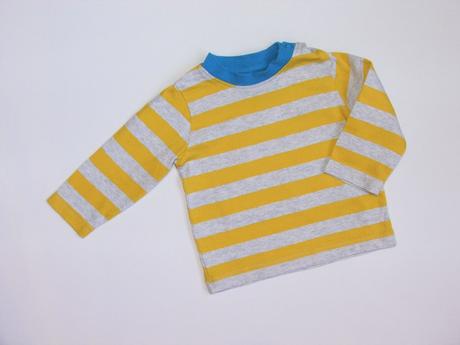 J414 pruhované triko vel. 68 , nutmeg,68