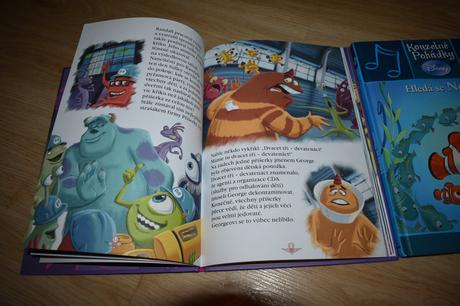 2x pohádková kniha příšerky s.r.o a nemo,