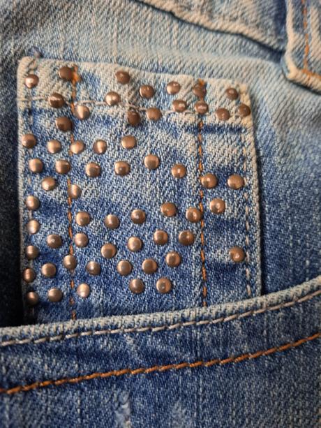 Džínová minisukně, xs