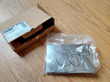 Chromové ovládací splachovací tlačítko, 