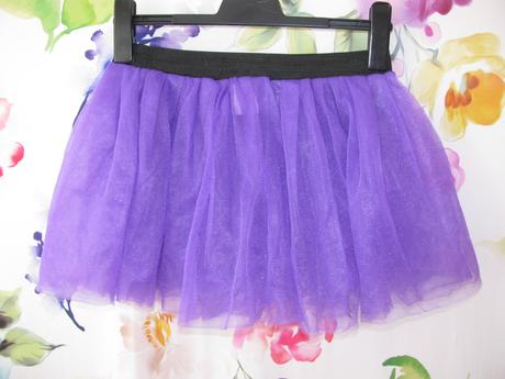 Tylová fialová sukně v.152/158, 158