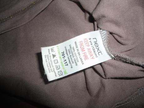 Hezké delší triko next, vel. 9 let (134), next,134