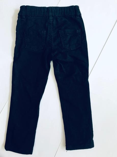 Kalhoty černé s flitri - v.86/92, kiki&koko,92