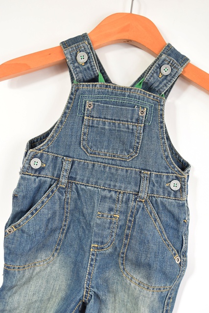 Džíny s laclem vel. 6 - 9 m, marks & spencer,74