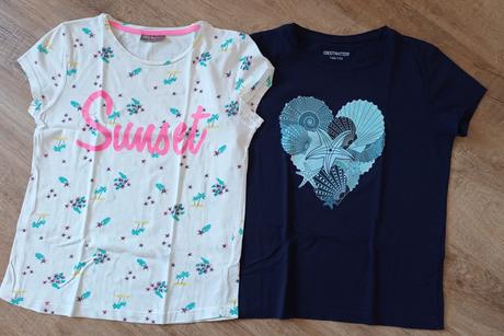 2x tričko krátký rukáv vel. 146/152, pepco,146