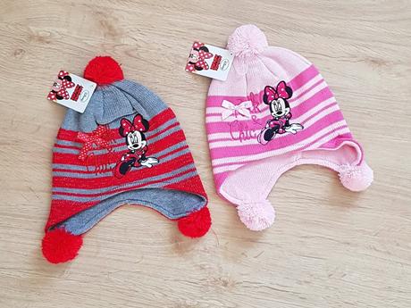 Zimní čepice ušanka minnie, disney,104 / 110 / 116 / 122 / 128