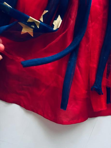 An24/ kostým šaty capitánka america - v.7/8 let, 